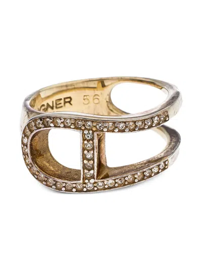 Pre-owned Aigner Vintage 246124 Gold