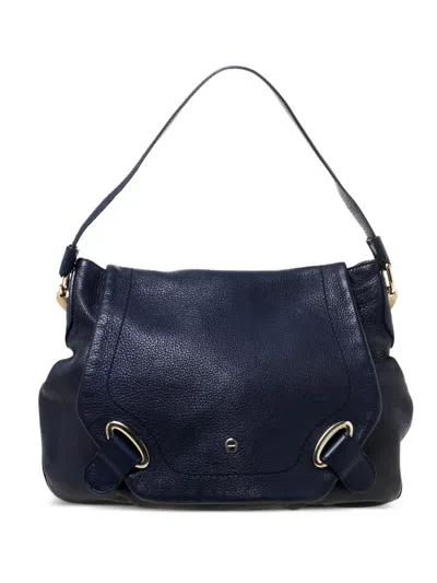 Pre-owned Aigner Vintage Leather Shoulder Bag