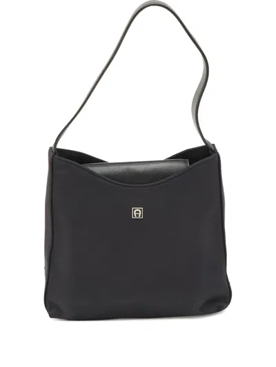 Pre-owned Aigner Vintage Leather Shoulder Bag
