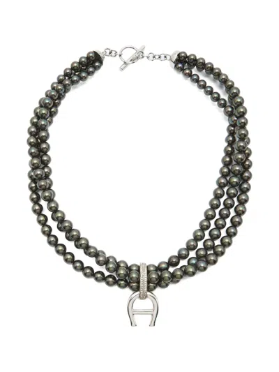 Pre-owned Aigner Vintage  Faux-pearl Necklace