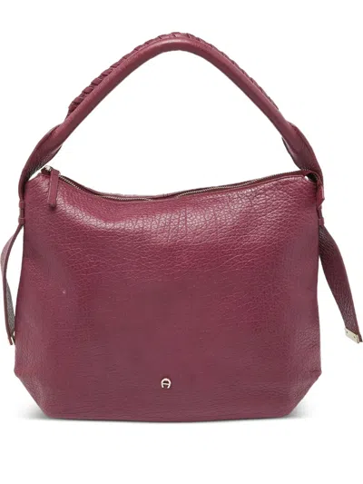Pre-owned Aigner Vintage  Leather Tote Bag
