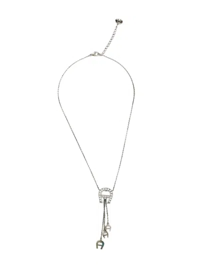 Pre-owned Aigner Vintage  Logo-pendant Necklace