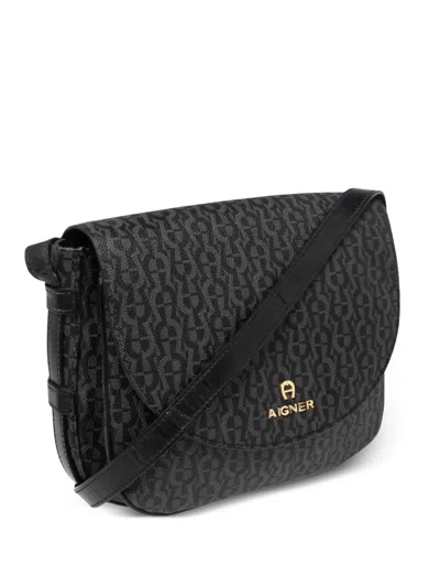 Pre-owned Aigner Vintage  Monogram-pattern Shoulder Bag