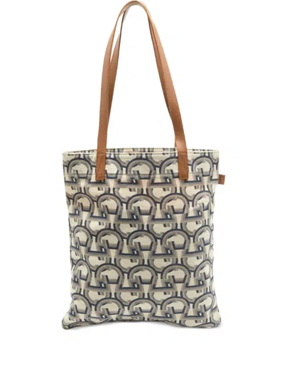 Pre-owned Aigner Vintage  Patterned Tote Bag