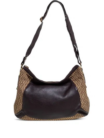 Pre-owned Aigner Vintage  Signature Canvas Shoulder Bag