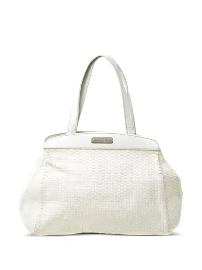 Pre-owned Aigner Vintage  Woven-texture Tote Bag