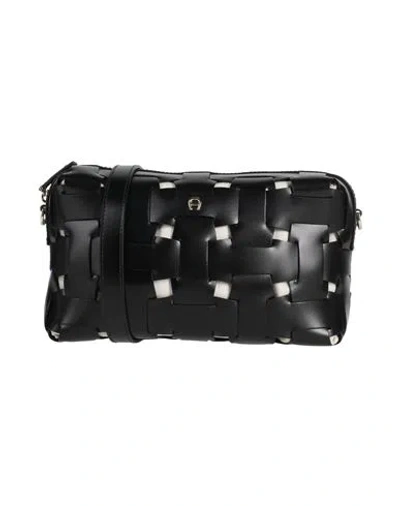 Aigner Woman Cross-body Bag Black Size - Leather