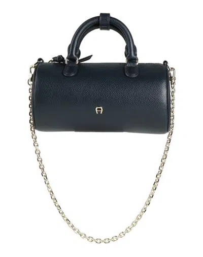 Aigner Woman Handbag Navy Size - Leather