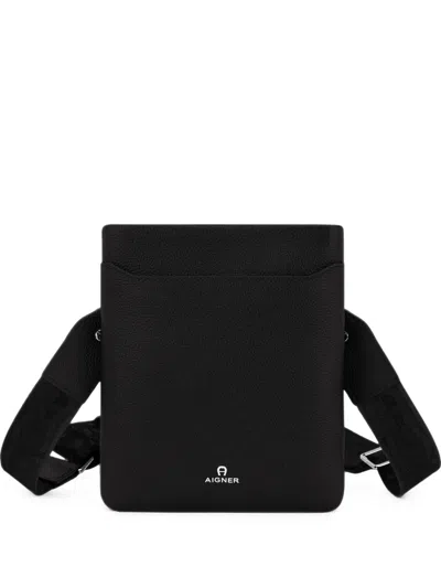 Aigner Xs Mica Crossbody Bag In Black