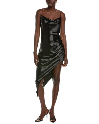 Aiifos Martha Midi Dress In Silver