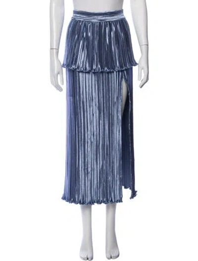 Pre-owned Aiifos Midi Length Skirt In Blue
