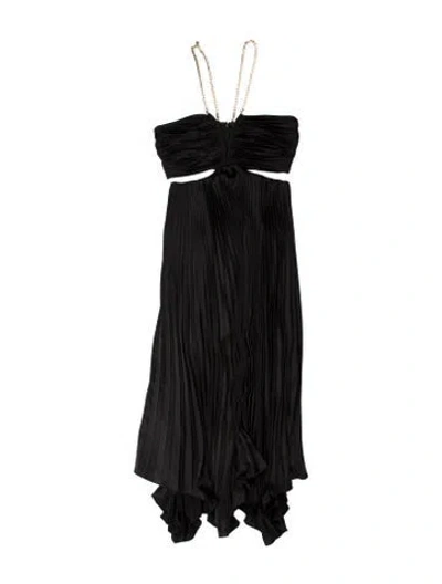 Pre-owned Aiifos Strapless Long Dress W/ Tags In Blue