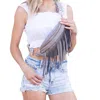 Aili's Corner Sophia Fringe Convertible Crossbody Bag In Gray In Grey