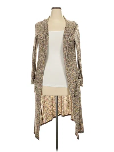 Pre-owned Aime Cardigan Sweater In Tan