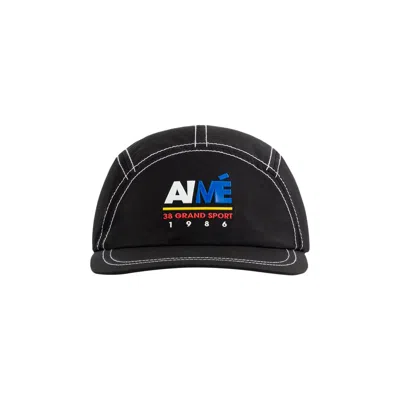 Pre-owned Aimé Leon Dore 38-gs Offshore Nylon Hat 'jet Black'