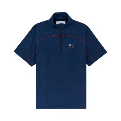 Pre-owned Aimé Leon Dore 38-gs Offshore Quarter Zip Pullover 'maritime Blue' | Men's Size Xl