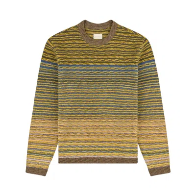 Pre-owned Aimé Leon Dore Abstract Crewneck Sweater 'light Multicolor' | Multi-color | Men's Size S