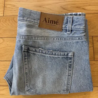 Pre-owned Aimé Leon Dore Ald Aime Leon Dore Straight Fit Denim In Blue
