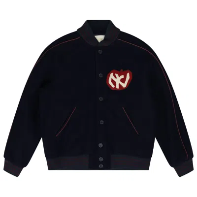 Pre-owned Aimé Leon Dore Alumni Varsity Jacket 'blue' | Men's Size Xs