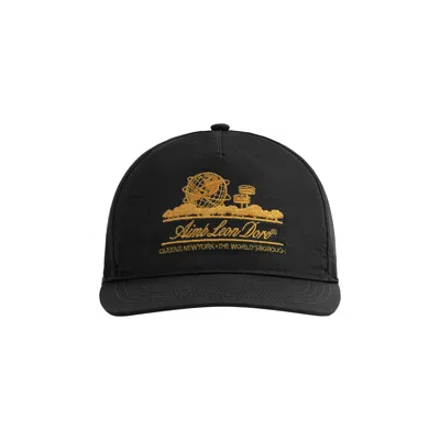 Pre-owned Aimé Leon Dore Anniversary Unisphere Hat 'jet Black' | Men's Size Onesize