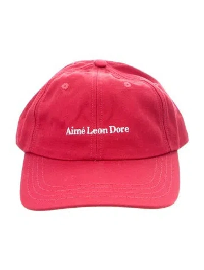 Pre-owned Aimé Leon Dore Baseball Cap In Red