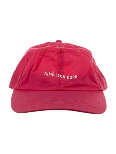 Pre-owned Aimé Leon Dore Baseball Cap W/ Logo Print In Multi