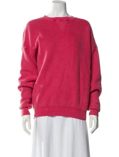 Pre-owned Aimé Leon Dore Bateau Neckline Sweater In Red