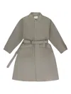 Aimé Leon Dore Belted Coat In Gray