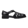 Aimé Leon Dore Black Fisherman Sandals In Black