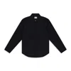 Aimé Leon Dore Black Jacquard Dice Button-down Shirt In Black