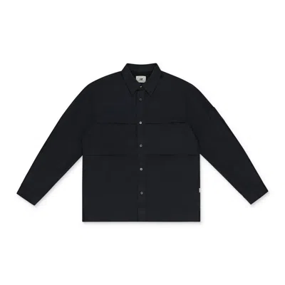 Aimé Leon Dore Black New Balance Grid Button-down Shirt