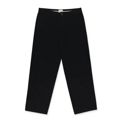 AIMÉ LEON DORE BLACK STRAIGHT FIT CHINO PANTS