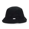 Aimé Leon Dore Black Washed Chino Bucket Hat In Black