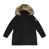 Aimé Leon Dore Black Woolrich Anniversary Arctic Parka In Black