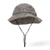 Aimé Leon Dore Black/off-white Wool Boonie Bucket Hat In Gray