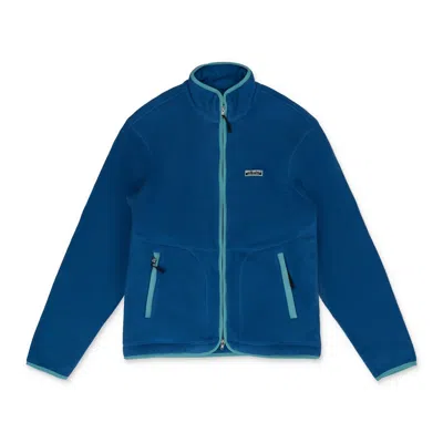 Aimé Leon Dore Blue Low Pile Full Zip Fleece Jacket
