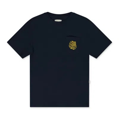 Aimé Leon Dore Blue Ss World Peace Tee In Multi
