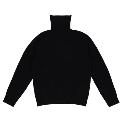 Pre-owned Aimé Leon Dore Boiled Wool Turtleneck Sweater 'black' | Men's Size L
