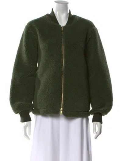 Pre-owned Aimé Leon Dore Bomber Jacket In Green