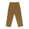 Aimé Leon Dore Brown Garment Dyed Straight Fit Pants In Brown