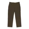 Aimé Leon Dore Brown Plaid Nylon Trousers In Brown