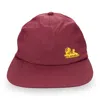 Aimé Leon Dore Brown Unisphere Nylon Hat In Burgundy