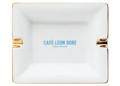 Pre-owned Aimé Leon Dore Cafe Leon Dore Ashtray In White