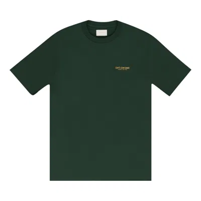 Pre-owned Aimé Leon Dore Café Leon Dore Logo Tee 'botanical Green' | Men's Size Xs