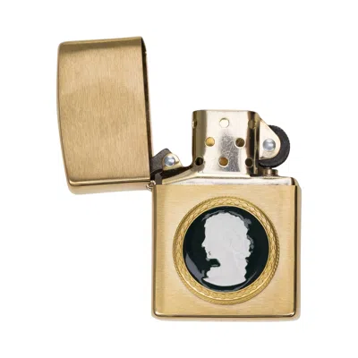 Pre-owned Aimé Leon Dore Cameo Zippo Lighter 'green' | Men's Size Onesize