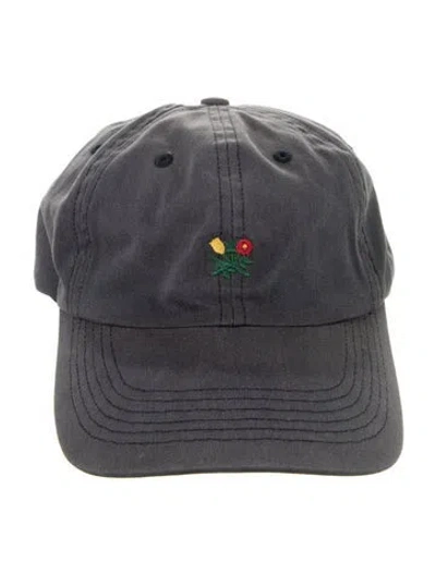 Pre-owned Aimé Leon Dore Canvas Embroidered Baseball Hat In Grey