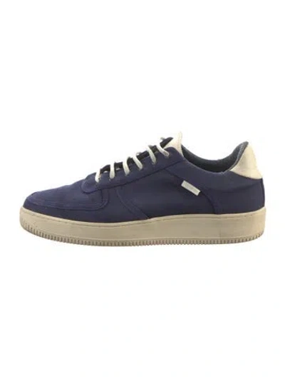 Pre-owned Aimé Leon Dore Canvas Sneakers In Blue/neutrals