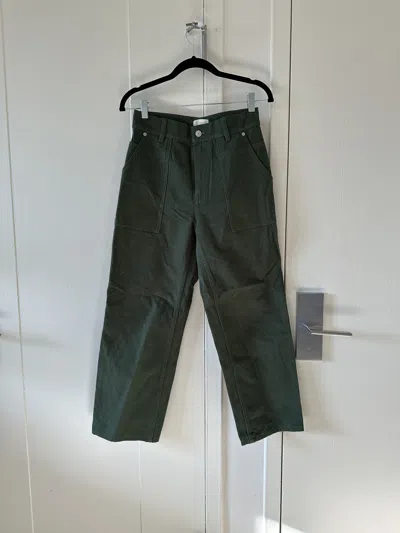 Pre-owned Aimé Leon Dore Carpenter Pants In Green