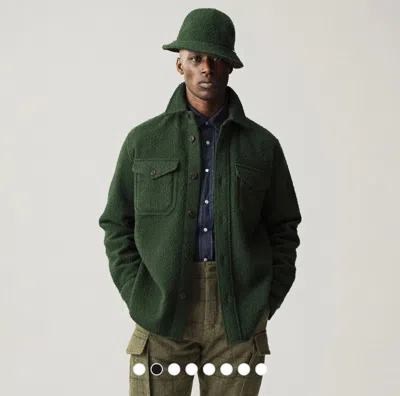 Pre-owned Aimé Leon Dore Casentino Overshirt In Green