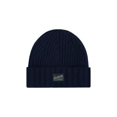 Pre-owned Aimé Leon Dore Cashmere Beanie 'navy Blazer' | Blue | Men's Size Onesize